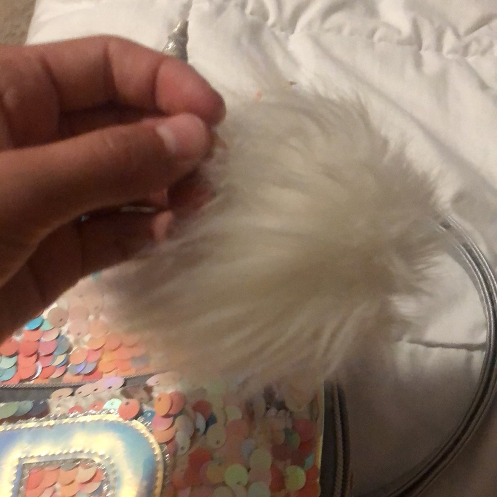 Mini unicorn R backpack from Justice - Picture 3 of 8